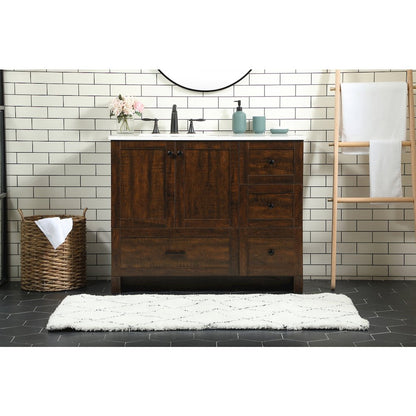 42 inch Single bathroom vanity in expresso