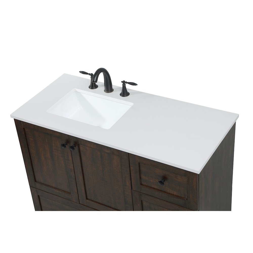 42 inch Single bathroom vanity in expresso