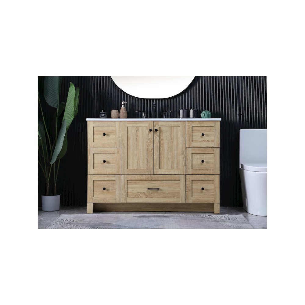 48 Inch Single Bathroom Vanity In Mango Wood