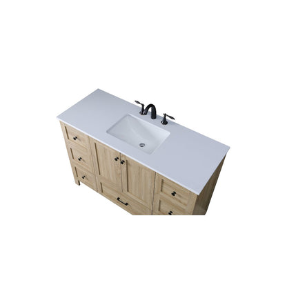 48 Inch Single Bathroom Vanity In Mango Wood