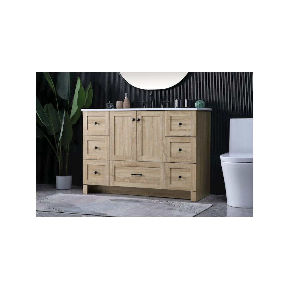 48 Inch Single Bathroom Vanity In Mango Wood