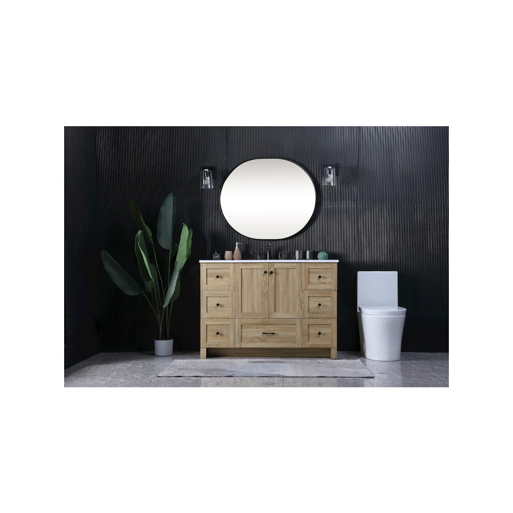 48 Inch Single Bathroom Vanity In Mango Wood