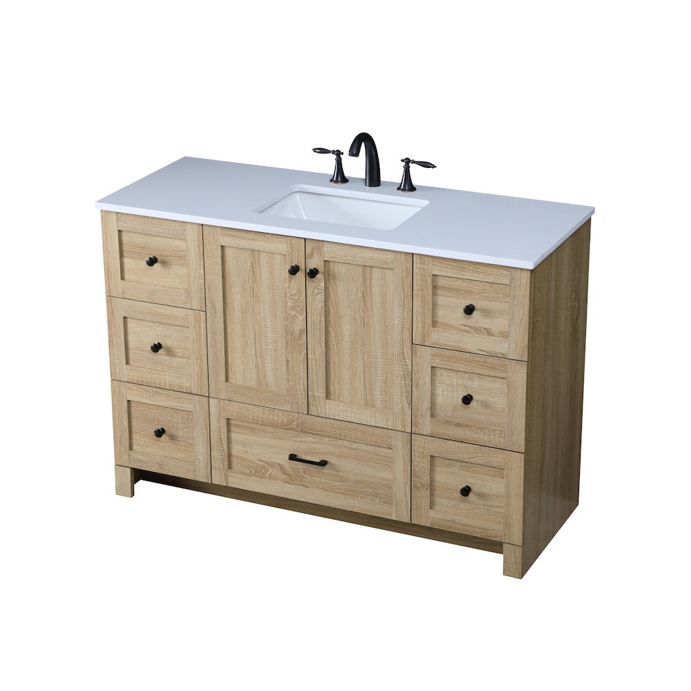 48 Inch Single Bathroom Vanity In Mango Wood