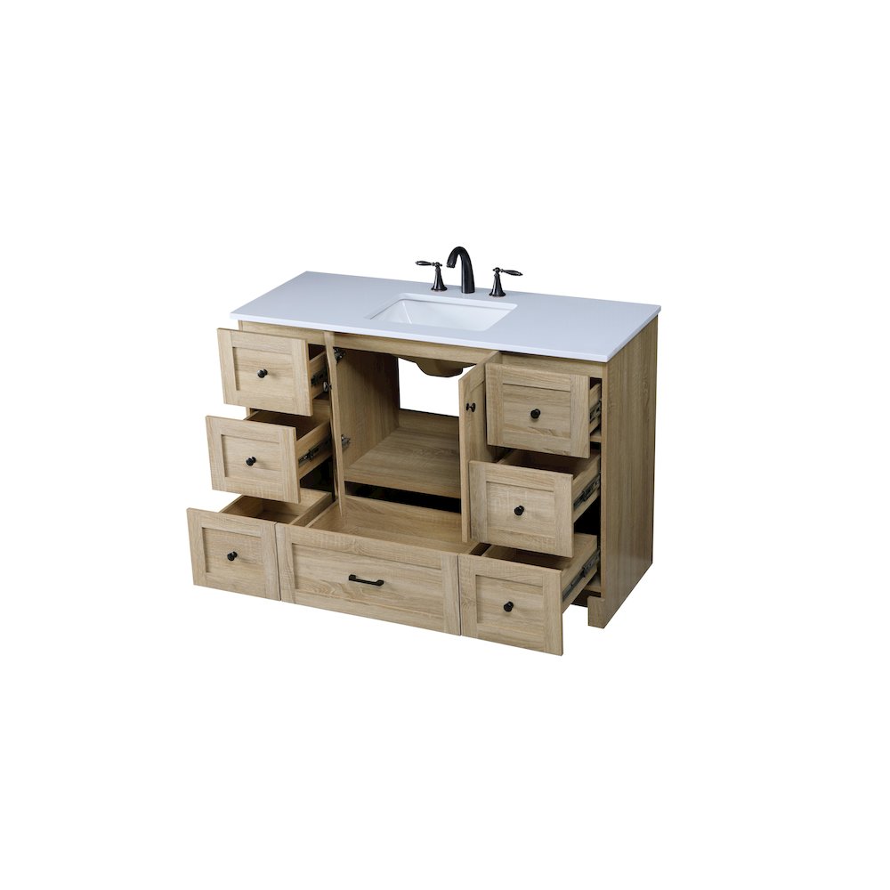 48 Inch Single Bathroom Vanity In Mango Wood