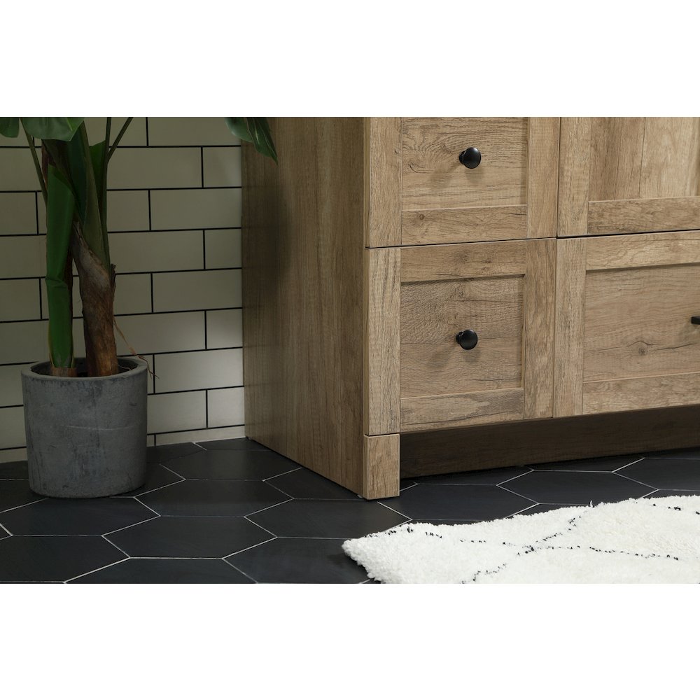 48 inch Single bathroom vanity in natural oak
