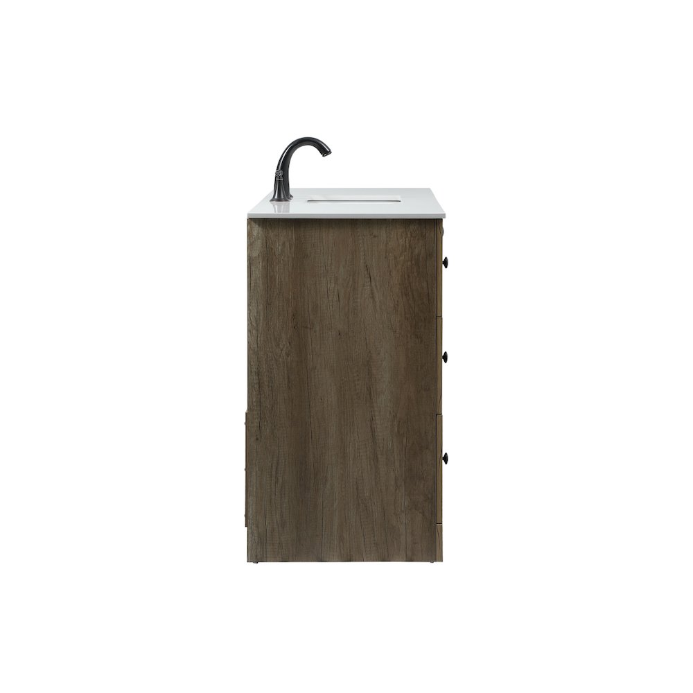 48 inch Single bathroom vanity in natural oak