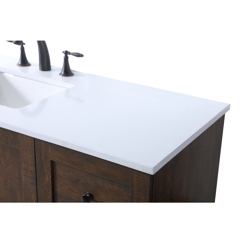 54 Inch SIngle Bathroom Vanity In Expresso