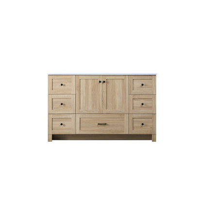 54 Inch Single Bathroom Vanity In Mango Wood
