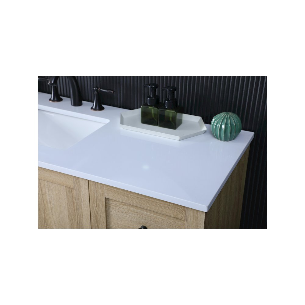 54 Inch Single Bathroom Vanity In Mango Wood