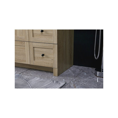 54 Inch Single Bathroom Vanity In Mango Wood