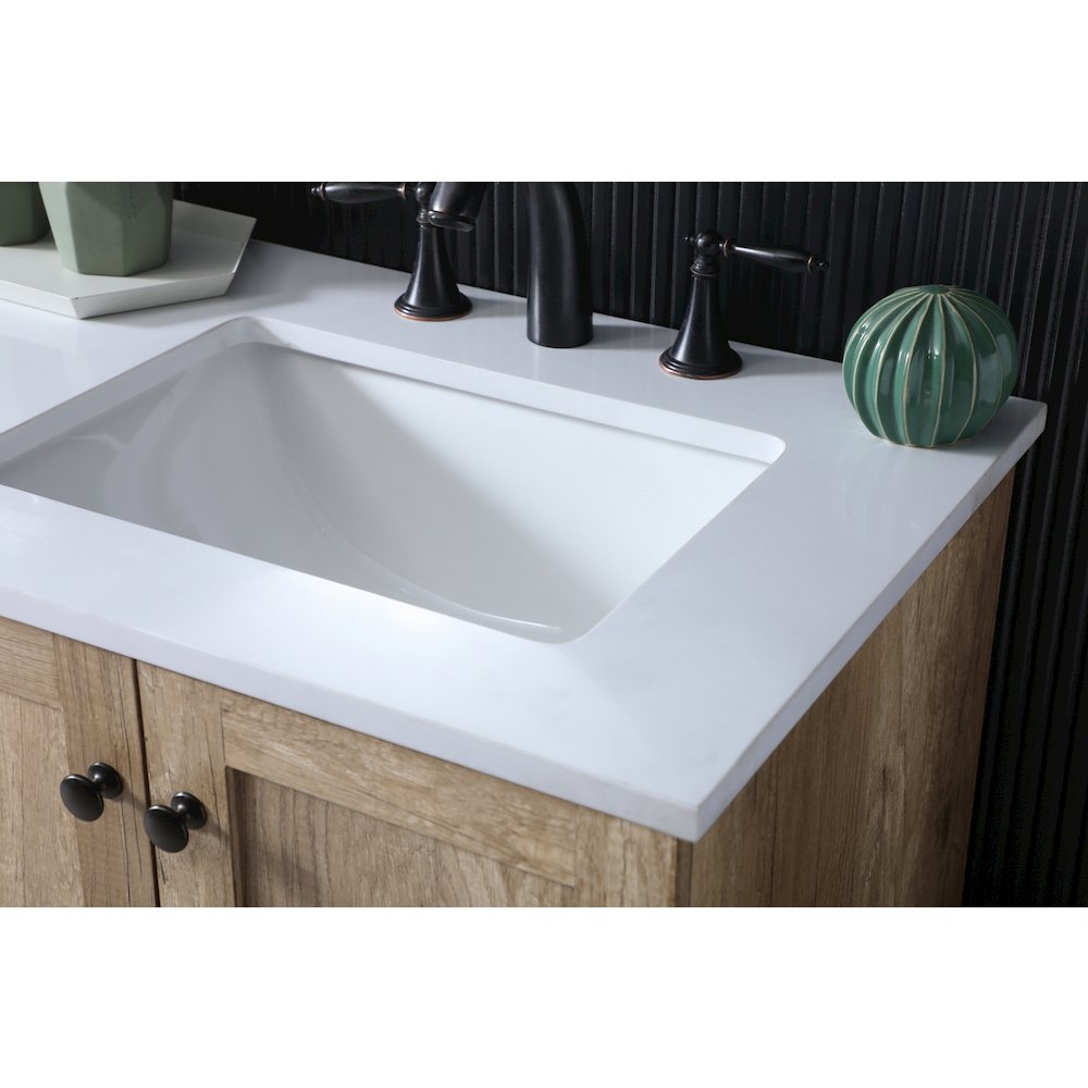 60 Inch Double Bathroom Vanity In Natural Oak