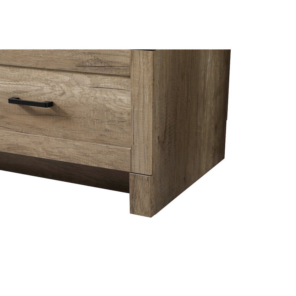 60 Inch Double Bathroom Vanity In Natural Oak
