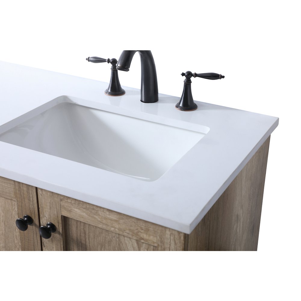 60 Inch Double Bathroom Vanity In Natural Oak