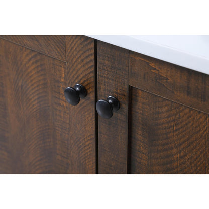 60 Inch SIngle Bathroom Vanity In Expresso