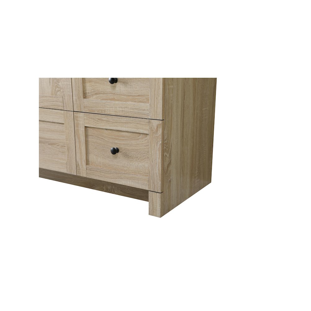 60 Inch Single Bathroom Vanity In Mango Wood
