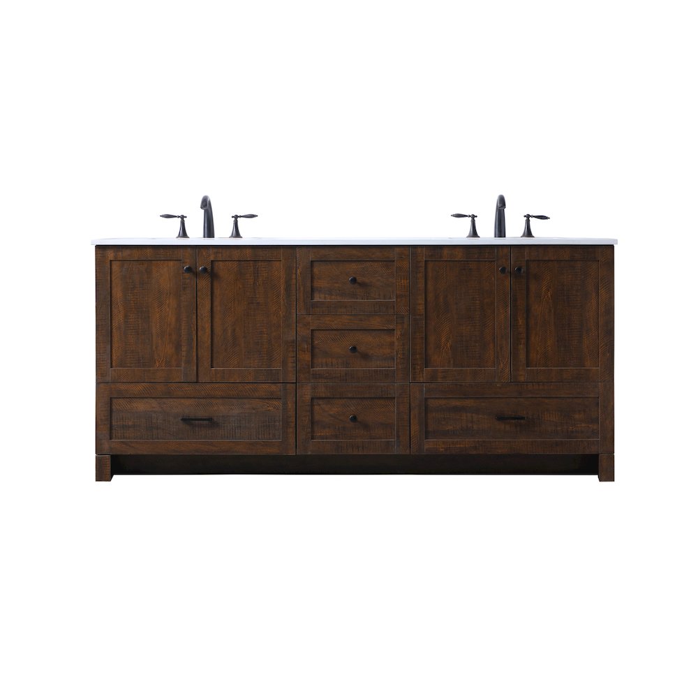 72 Inch Double Bathroom Vanity In Expresso