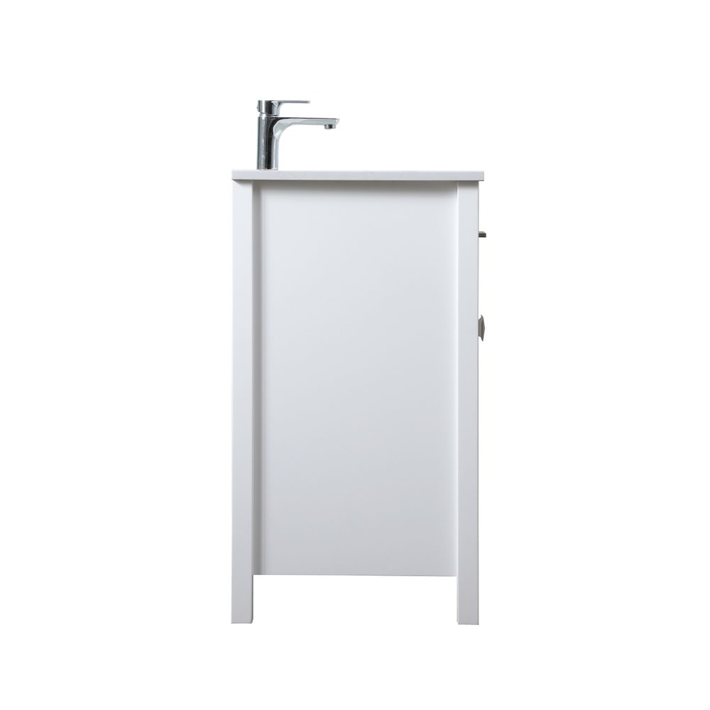 24 Inch SIngle Bathroom Vanity In White