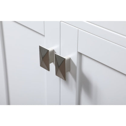 24 Inch SIngle Bathroom Vanity In White