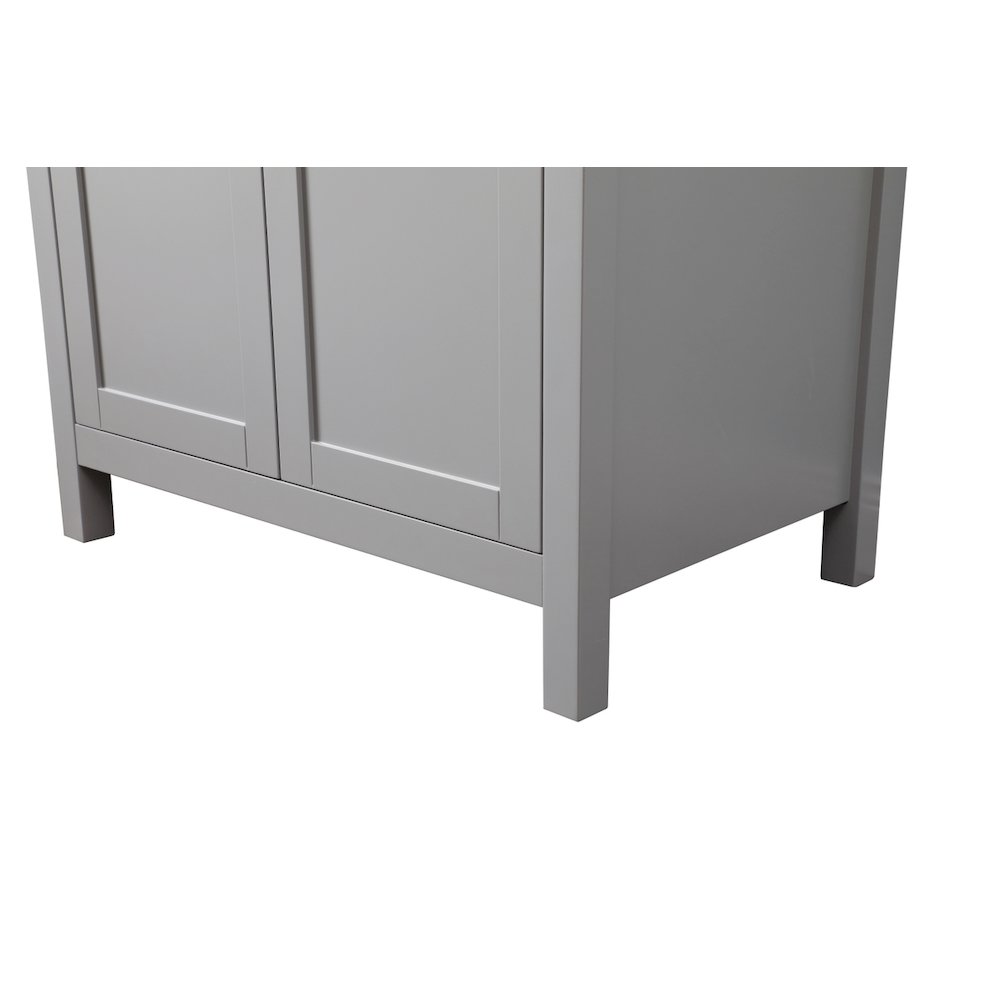 30 Inch SIngle Bathroom Vanity In Grey