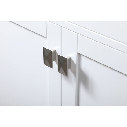 30 Inch SIngle Bathroom Vanity In White