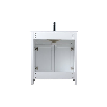30 Inch SIngle Bathroom Vanity In White