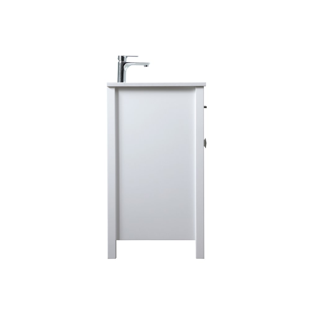 30 Inch SIngle Bathroom Vanity In White