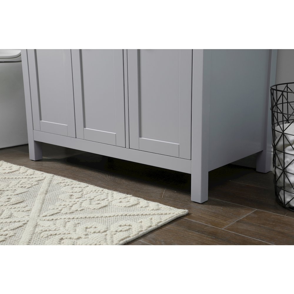 36 Inch SIngle Bathroom Vanity In Grey
