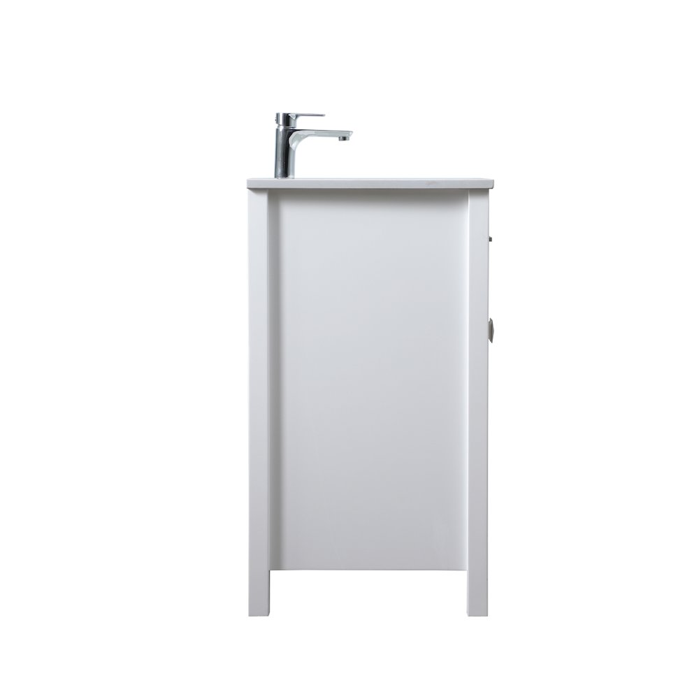 36 Inch SIngle Bathroom Vanity In White