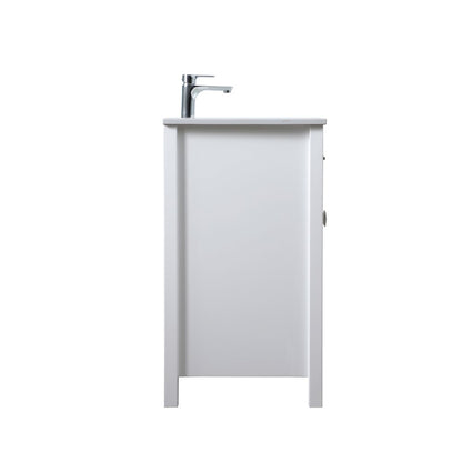 36 Inch SIngle Bathroom Vanity In White