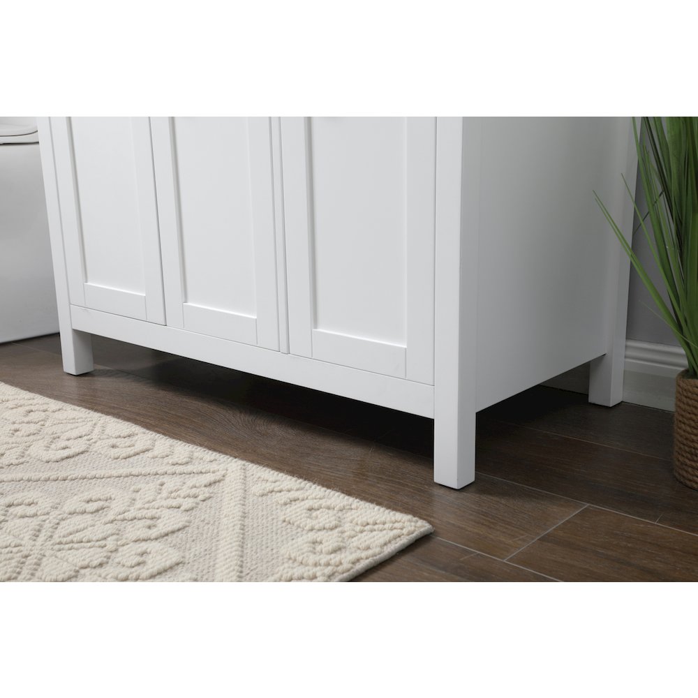 36 Inch SIngle Bathroom Vanity In White