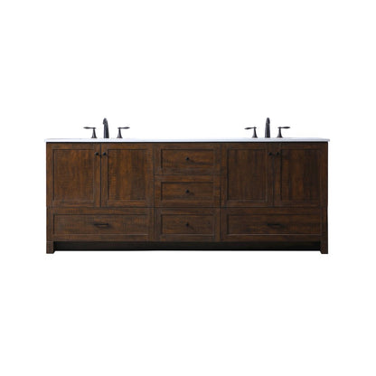 84 Inch Double Bathroom Vanity In Expresso