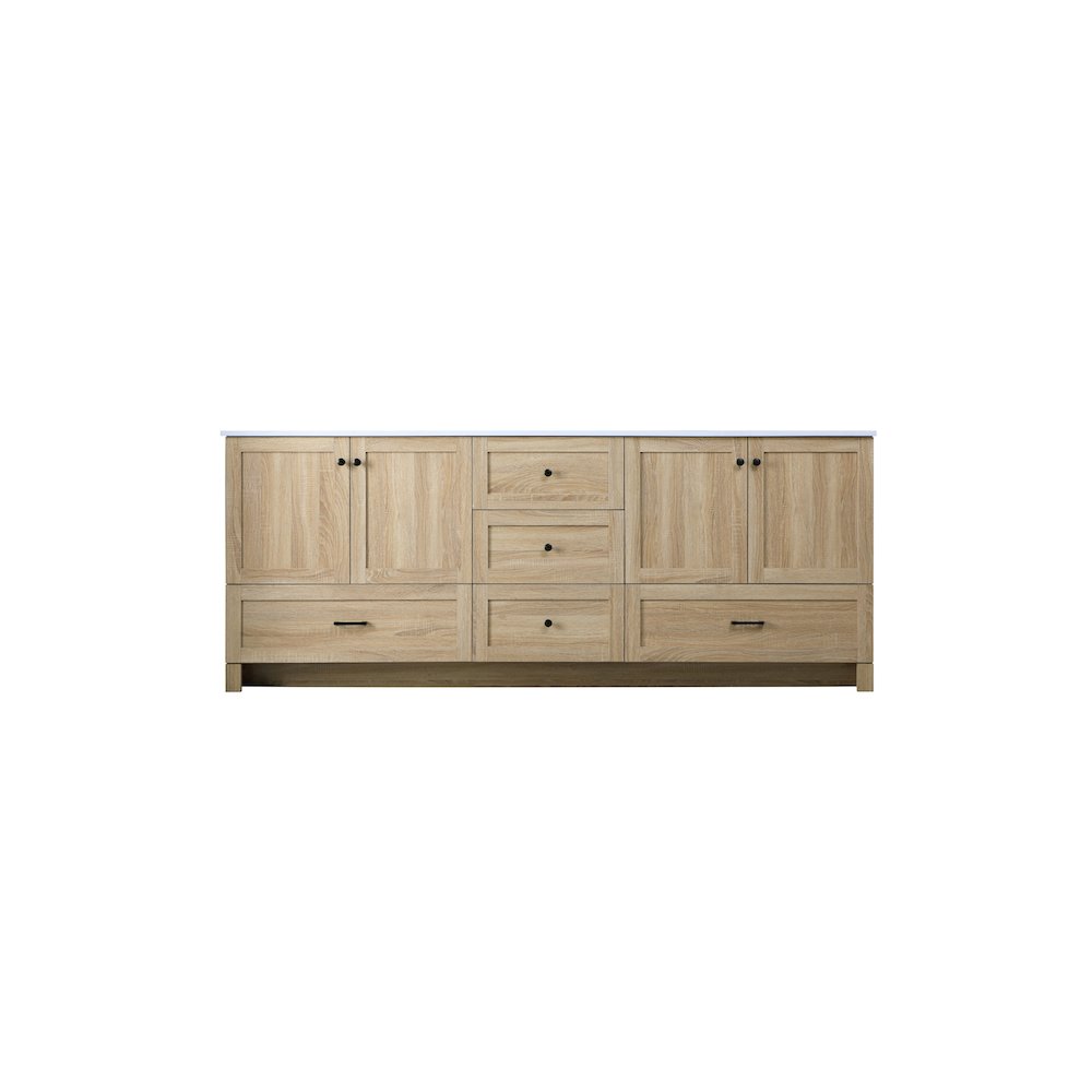 84 Inch Double Bathroom Vanity In Mango Wood