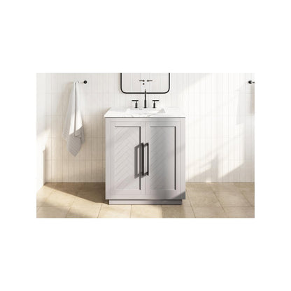 30 inch Single Bathroom Vanity in Grey