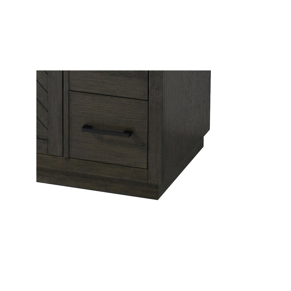 36 inch Single Bathroom Vanity in Chocolate Oak