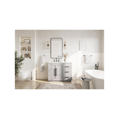 42 inch Single Bathroom Vanity in Grey
