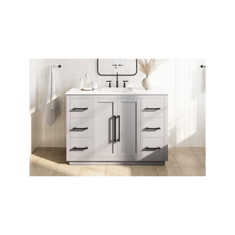 48 inch Single Bathroom Vanity in Grey