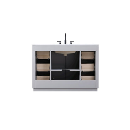 48 inch Single Bathroom Vanity in Grey