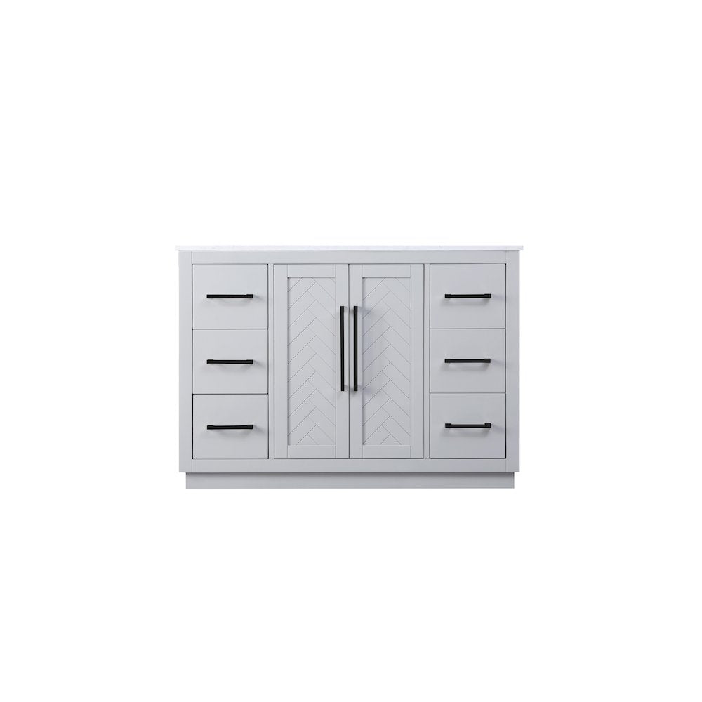 48 inch Single Bathroom Vanity in Grey