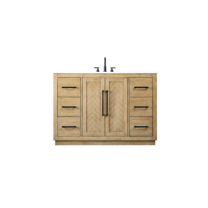 48  inch Single Bathroom Vanity in Linen Oak