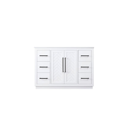 48 inch Single Bathroom Vanity in White
