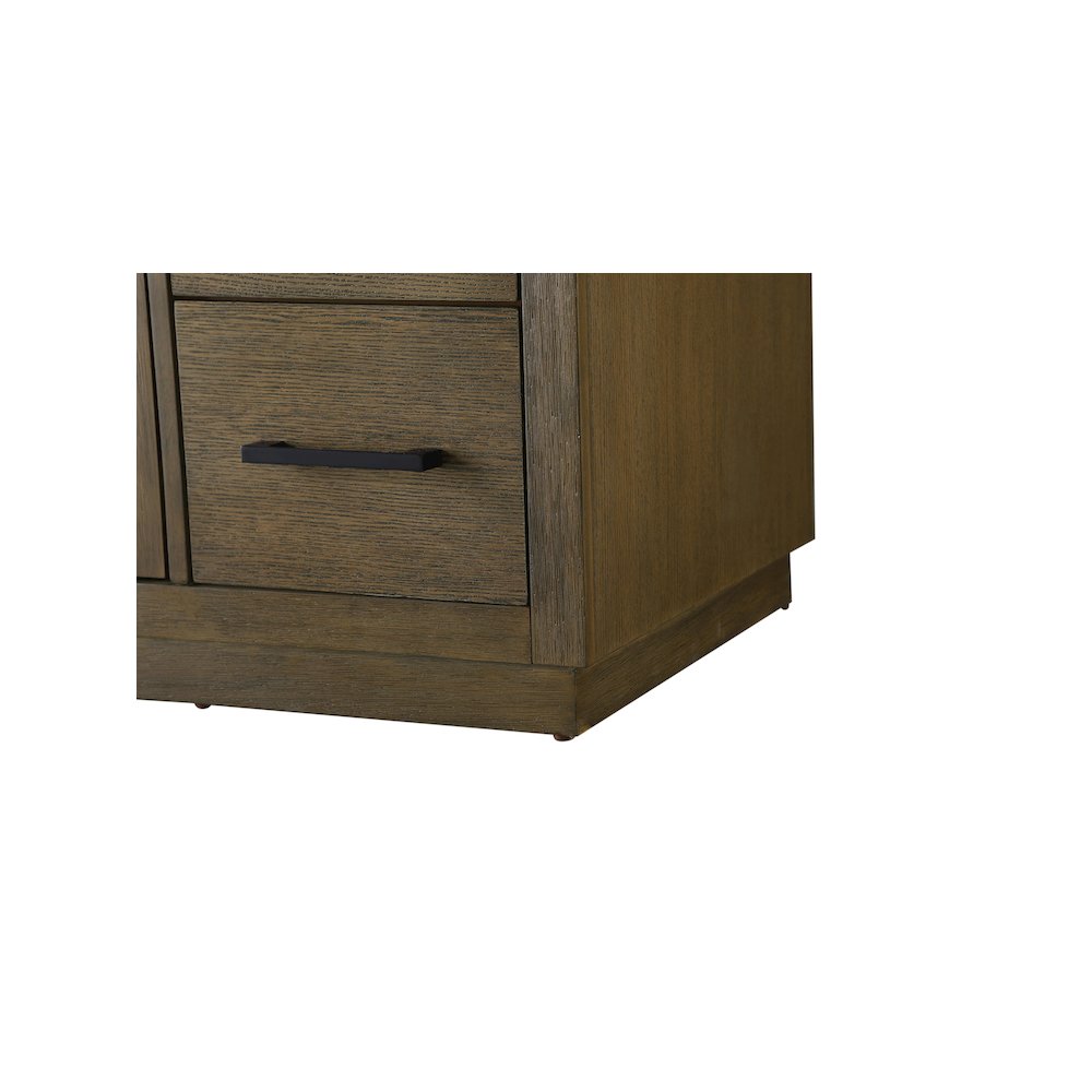 54 inch Single Bathroom Vanity in Hazel Oak