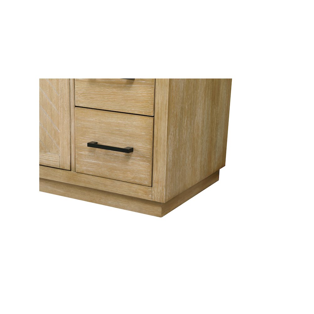 54 inch Single Bathroom Vanity in Linen Oak