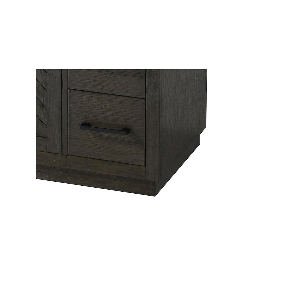 60 inch Single Bathroom Vanity in Chocolate Oak