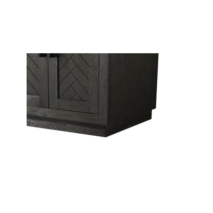 60 inch Double Bathroom Vanity in Chocolate Oak