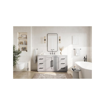 60 inch Single Bathroom Vanity in Grey