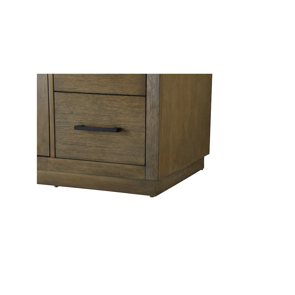 60 inch Single Bathroom Vanity in Hazel Oak