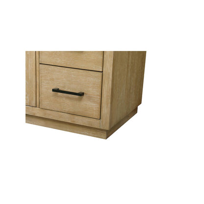 60 inch Single Bathroom Vanity in Linen Oak