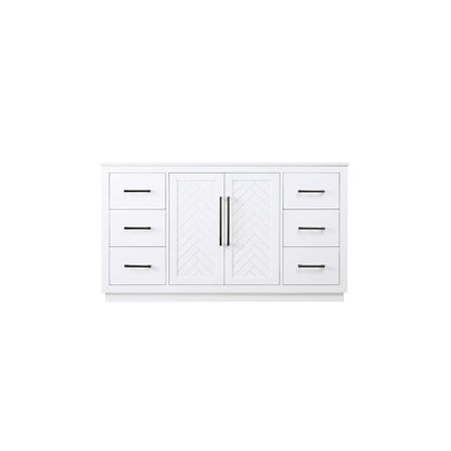 60 inch Single Bathroom Vanity in White