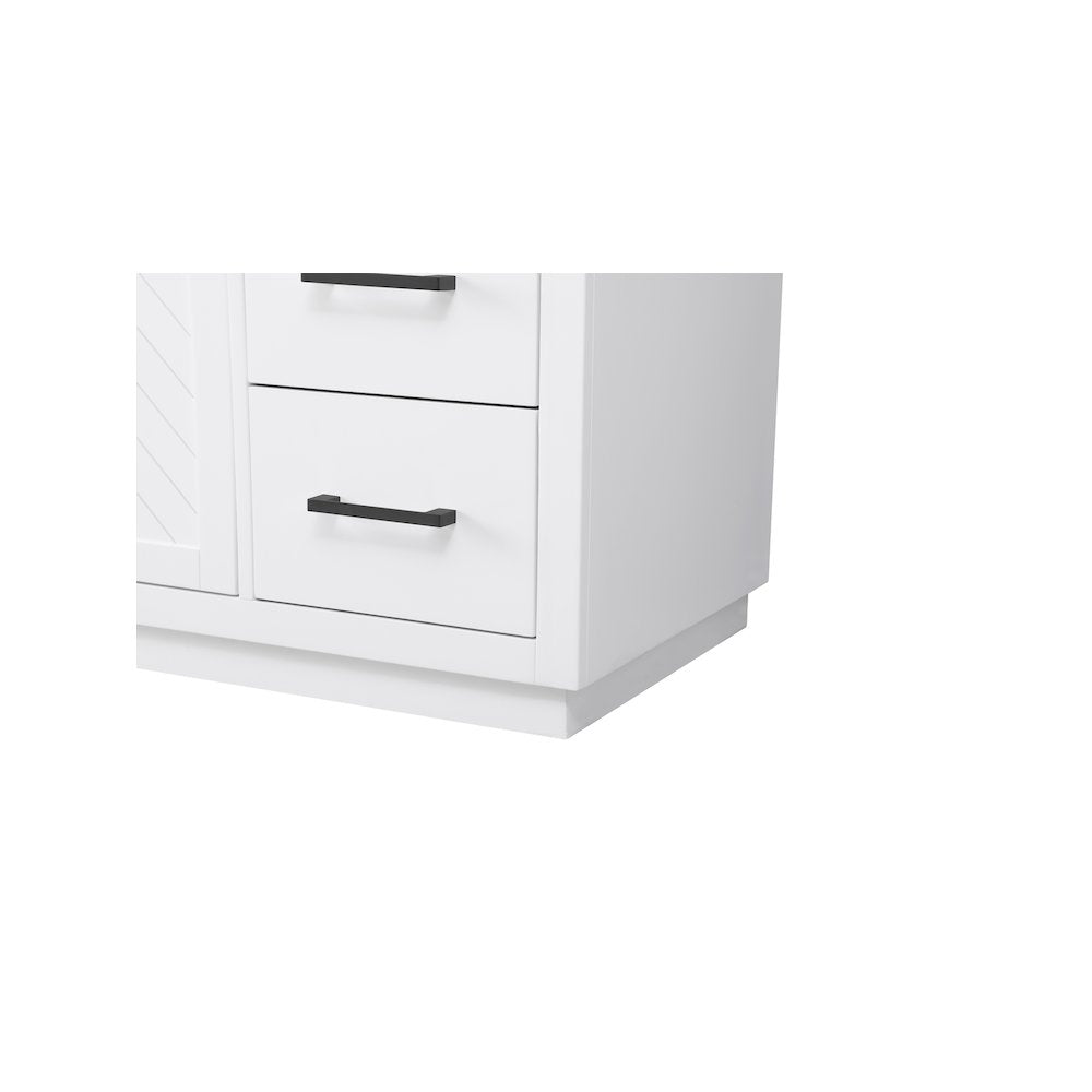 60 inch Single Bathroom Vanity in White
