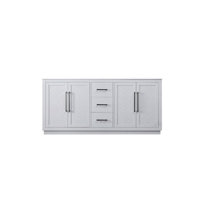 72 inch Double Bathroom Vanity in Grey